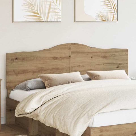 vidaXL Headboard with Headboard Artisan Oak 180 cm Engineered wood