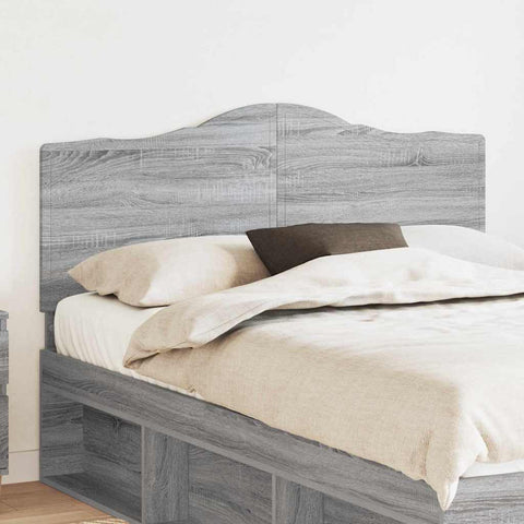 vidaXL Headboard with Headboard Grey Sonoma 160 cm Engineered wood