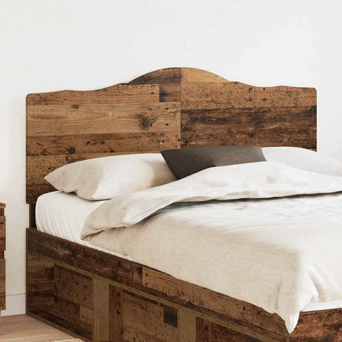 vidaXL Headboard with Headboard Old Wood 160 cm Engineered wood