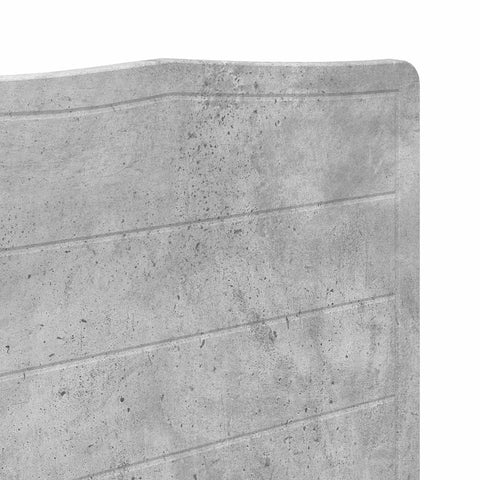 vidaXL Headboard with Headboard Concrete Grey 150 cm Engineered wood