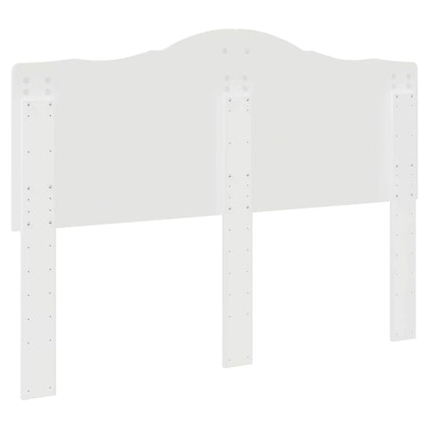 vidaXL Headboard with Headboard Gloss White 150 cm Engineered wood