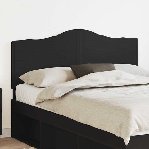 vidaXL Headboard with Headboard Black Oak 140 cm Engineered wood