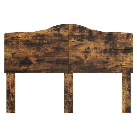 vidaXL Headboard with Headboard Smoked Oak 140 cm Engineered wood