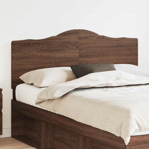 vidaXL Headboard with Headboard Brown Oak 140 cm Engineered wood