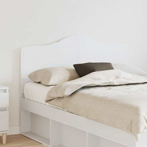 vidaXL Headboard with Headboard White 135 cm Engineered wood