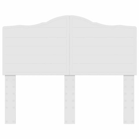 vidaXL Headboard with Headboard White 135 cm Engineered wood