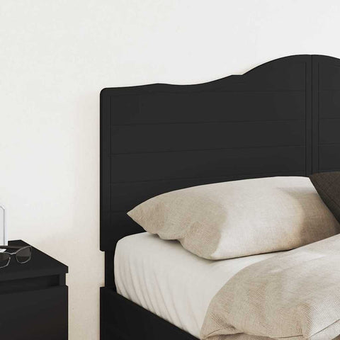 vidaXL Headboard with Headboard Black Oak 135 cm Engineered wood