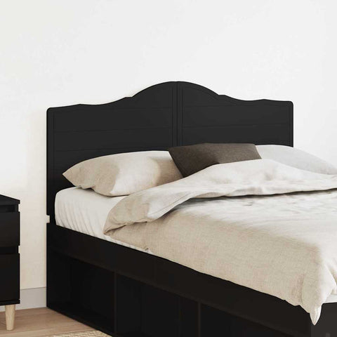 vidaXL Headboard with Headboard Black Oak 135 cm Engineered wood