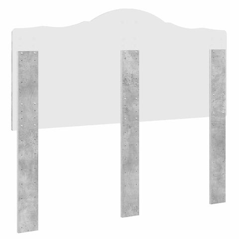 vidaXL Headboard with Headboard Concrete Grey 135 cm Engineered wood