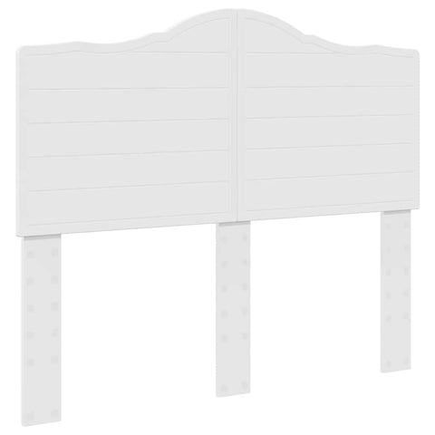 vidaXL Headboard with Headboard Gloss White 135 cm Engineered wood