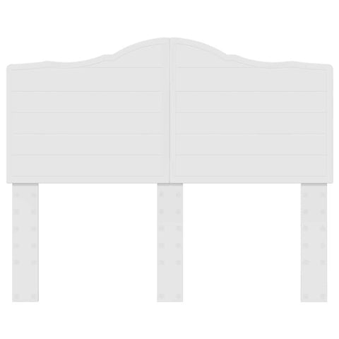 vidaXL Headboard with Headboard Gloss White 135 cm Engineered wood