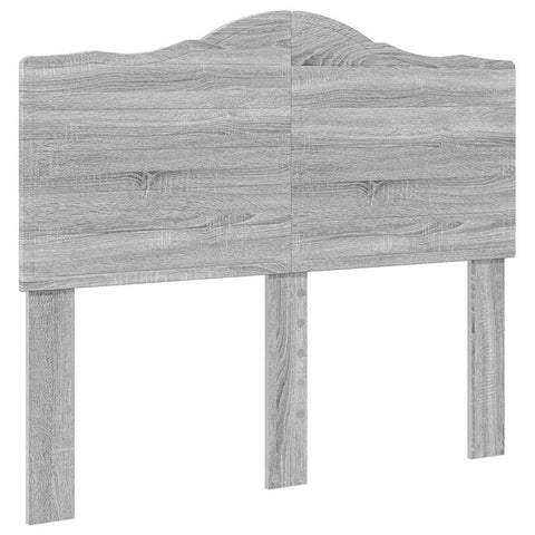 vidaXL Headboard with Headboard Grey Sonoma 135 cm Engineered wood