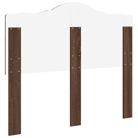 vidaXL Headboard with Headboard Brown Oak 135 cm Engineered wood