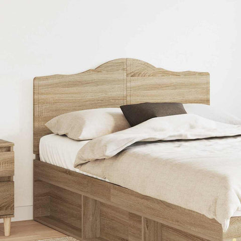 vidaXL Headboard with Headboard Sonoma Oak 120 cm Engineered wood