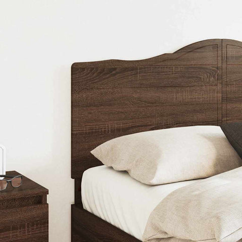 vidaXL Headboard with Headboard Brown Oak 120 cm Engineered wood