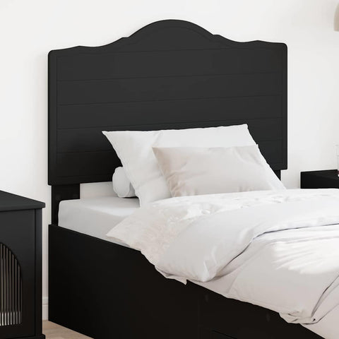 vidaXL Headboard with Headboard Black Oak 100 cm Engineered wood
