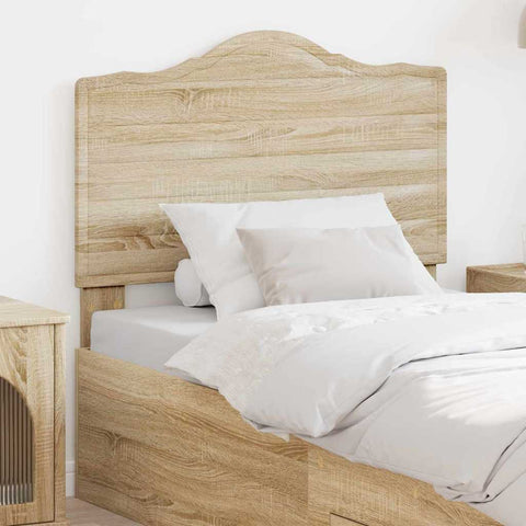 vidaXL Headboard with Headboard Sonoma Oak 100 cm Engineered wood