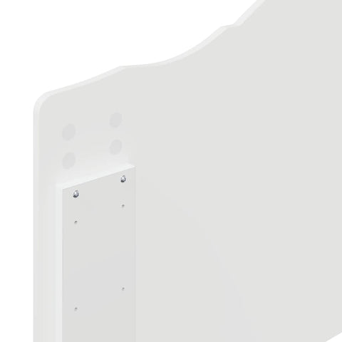 vidaXL Headboard with Headboard Gloss White 100 cm Engineered wood