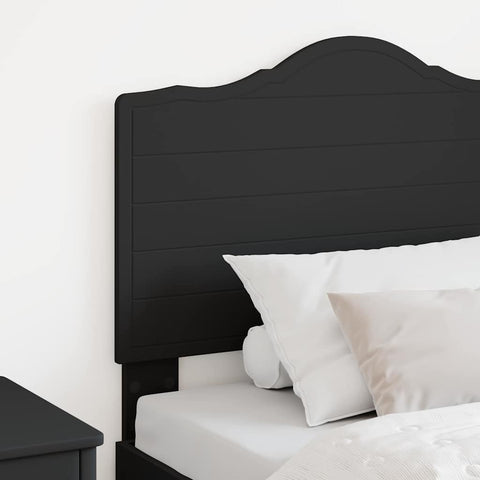 vidaXL Headboard with Headboard Black Oak 90 cm Engineered wood