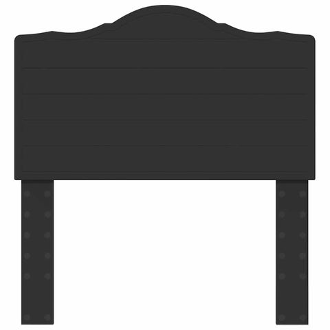 vidaXL Headboard with Headboard Black Oak 90 cm Engineered wood