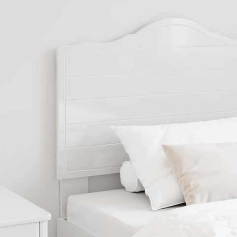 vidaXL Headboard with Headboard Gloss White 90 cm Engineered wood