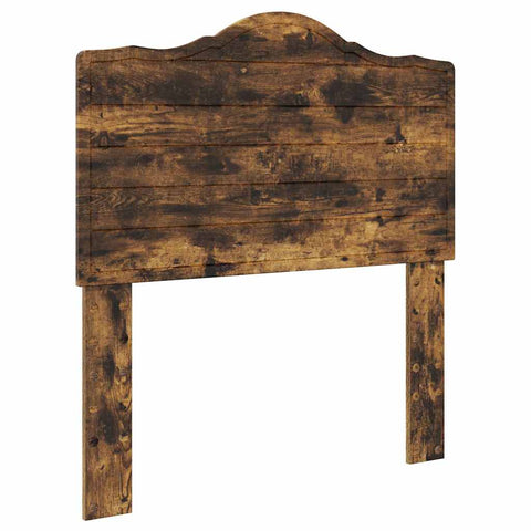 vidaXL Headboard with Headboard Smoked Oak 90 cm Engineered wood