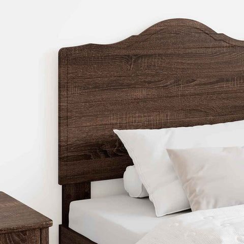 vidaXL Headboard with Headboard Brown Oak 90 cm Engineered wood