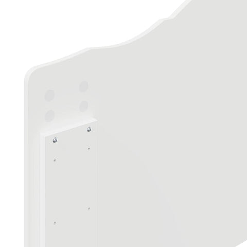 vidaXL Headboard with Headboard White 80 cm Engineered wood