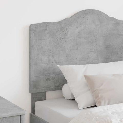 vidaXL Headboard with Headboard Concrete Grey 80 cm Engineered wood