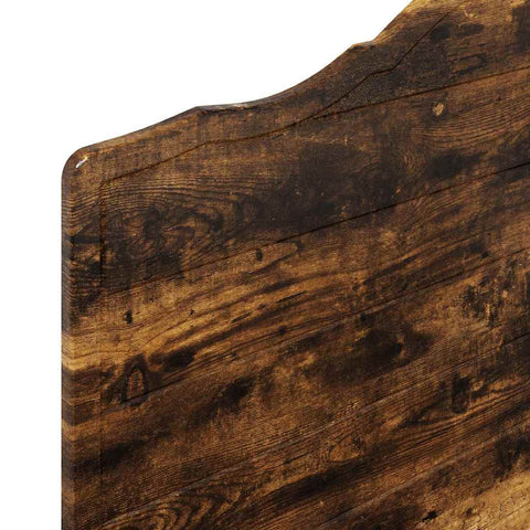 vidaXL Headboard with Headboard Smoked Oak 80 cm Engineered wood