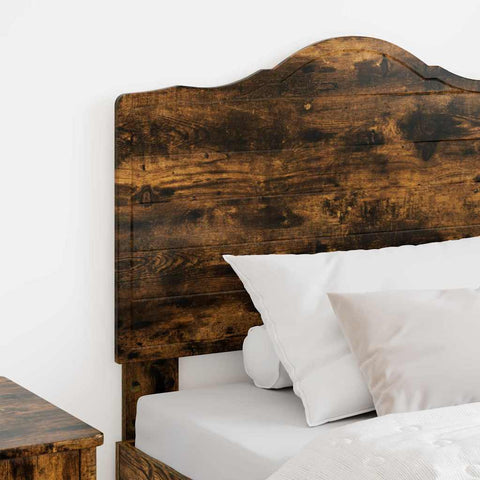 vidaXL Headboard with Headboard Smoked Oak 80 cm Engineered wood