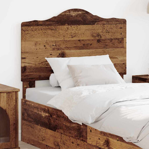 vidaXL Headboard with Headboard Old Wood 80 cm Engineered wood