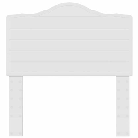 vidaXL Headboard with Headboard White 75 cm Engineered wood