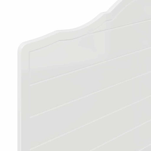 vidaXL Headboard with Headboard Gloss White 75 cm Engineered wood