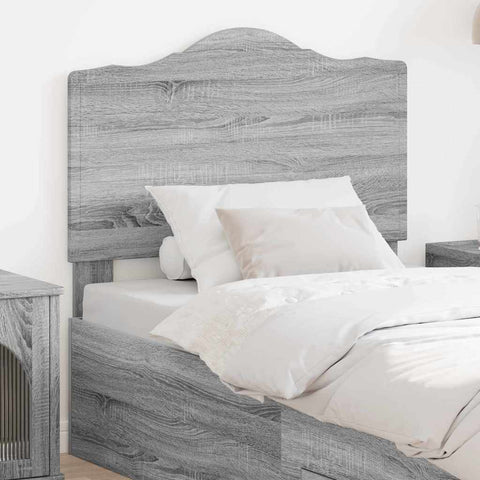vidaXL Headboard with Headboard Grey Sonoma 75 cm Engineered wood