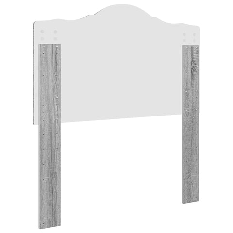 vidaXL Headboard with Headboard Grey Sonoma 75 cm Engineered wood