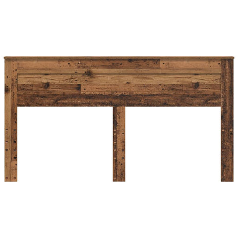 vidaXL Headboard with Headboard Old Wood 200 cm Engineered wood