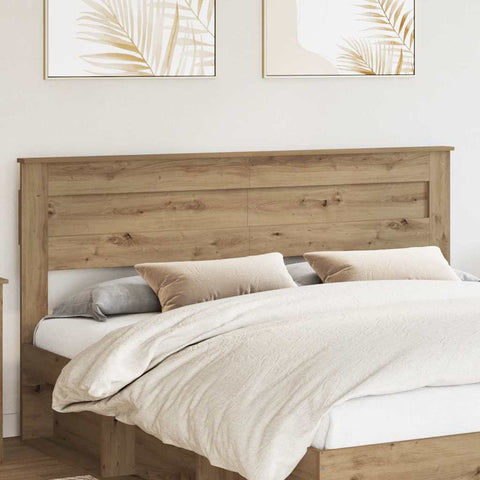 vidaXL Headboard with Headboard Artisan Oak 200 cm Engineered wood