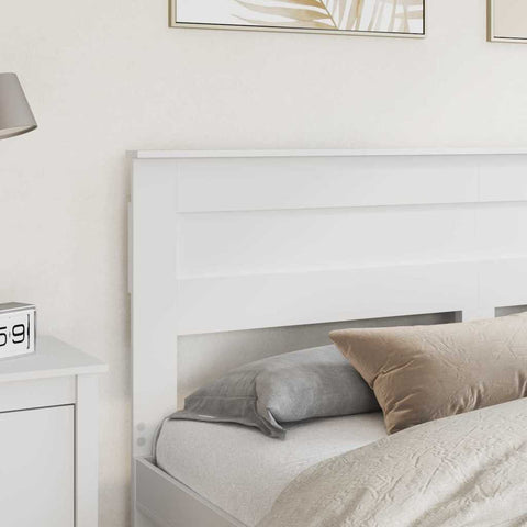 vidaXL Headboard with Headboard White 180 cm Engineered wood