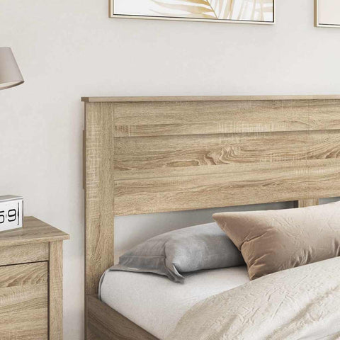 vidaXL Headboard with Headboard Sonoma Oak 180 cm Engineered wood