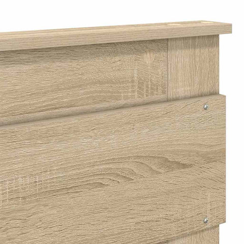 vidaXL Headboard with Headboard Sonoma Oak 160 cm Engineered wood