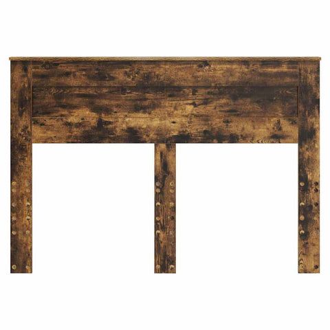 vidaXL Headboard with Headboard Smoked Oak 140 cm Engineered wood