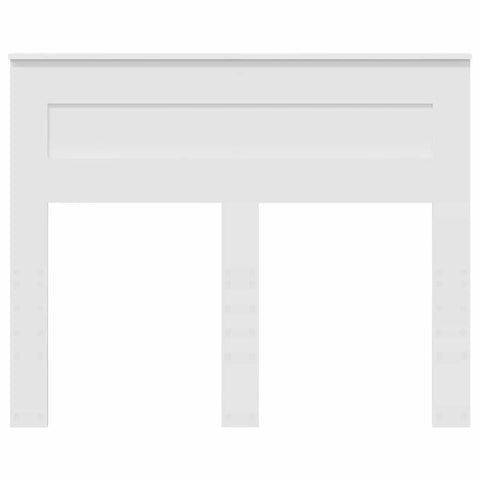vidaXL Headboard with Headboard White 135 cm Engineered wood