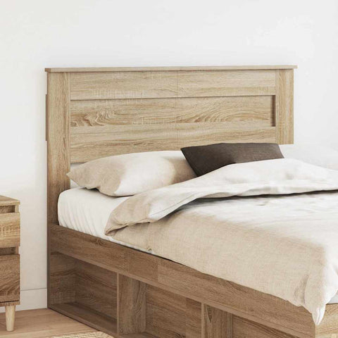 vidaXL Headboard with Headboard Sonoma Oak 135 cm Engineered wood