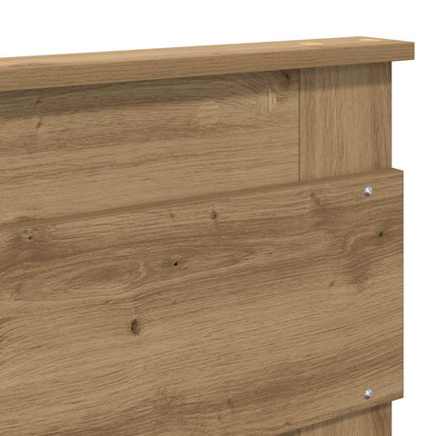 vidaXL Headboard with Headboard Artisan Oak 135 cm Engineered wood