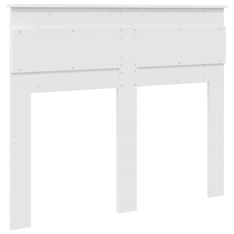 vidaXL Headboard with Headboard White 120 cm Engineered wood