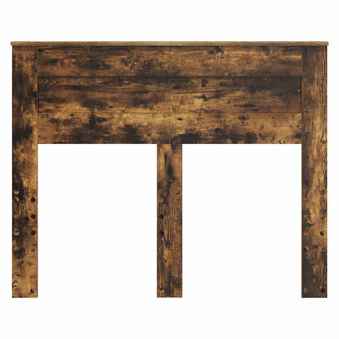 vidaXL Headboard with Headboard Smoked Oak 120 cm Engineered wood