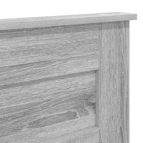 vidaXL Headboard with Headboard Grey Sonoma 120 cm Engineered wood