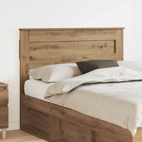 vidaXL Headboard with Headboard Artisan Oak 120 cm Engineered wood