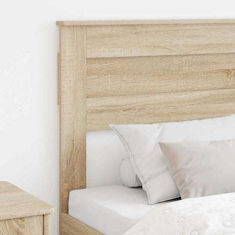 vidaXL Headboard with Headboard Sonoma Oak 100 cm Engineered wood